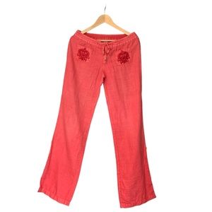 GUESS Coral Linen Pants